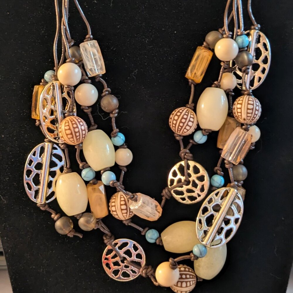 Premier Designs Multistrand Necklace EUC